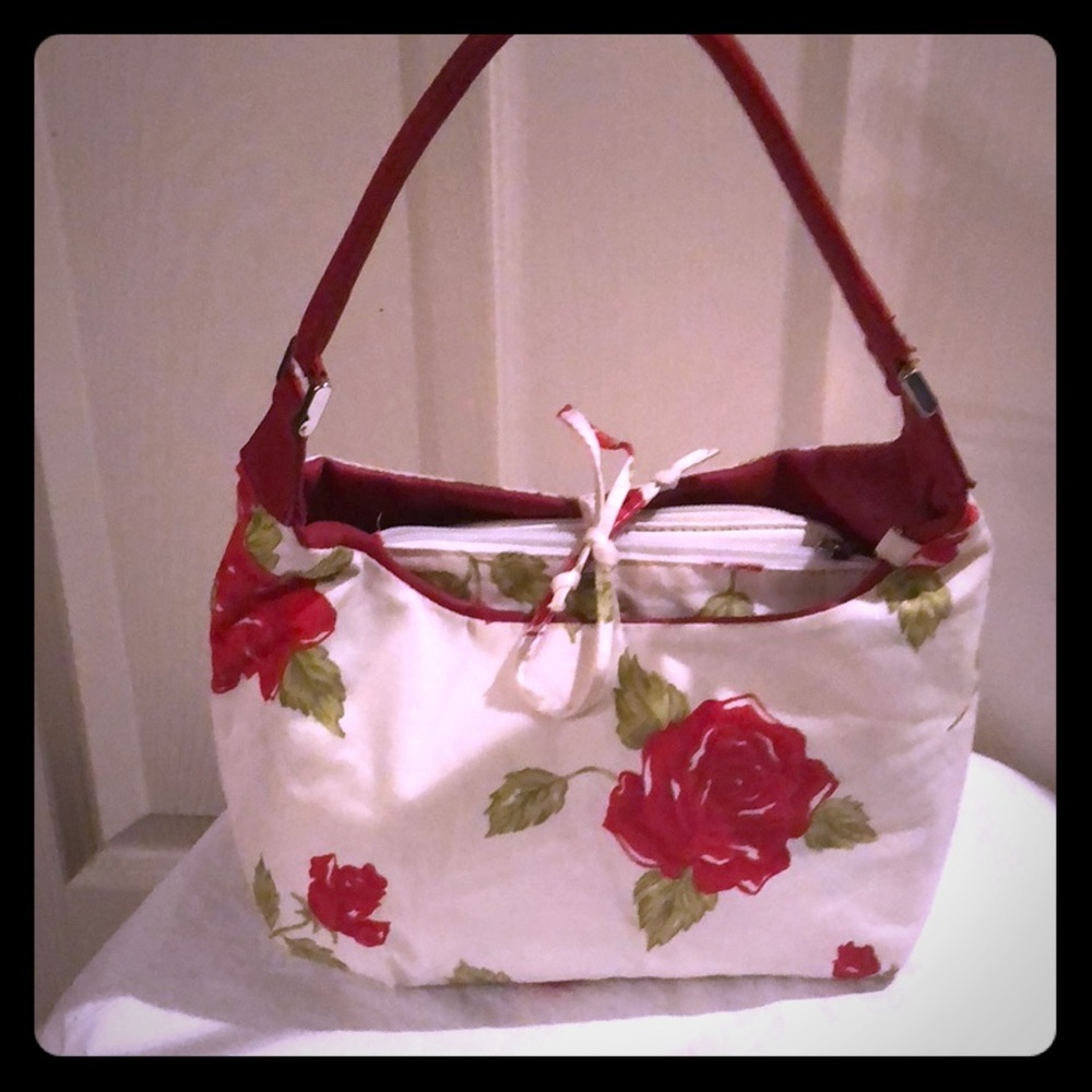 Purse matching make up bag attached